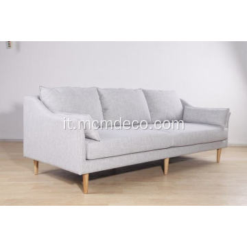 divano moderno in legno dal design classico